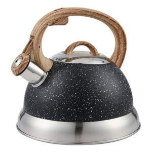 SAFEGAS WHISTLING KETTLE-BLACK SPECKLED